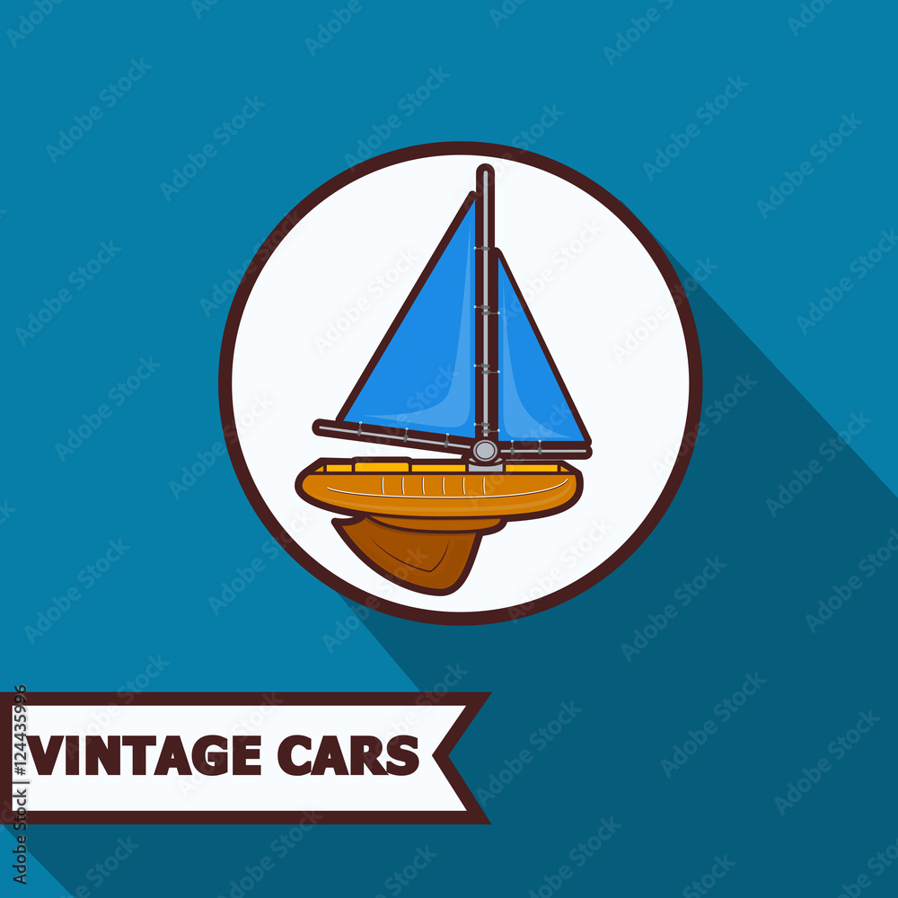 Sail Boat Vector