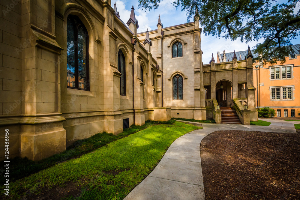 Exterior of the Trinity Episcopal Cathedral, in Columbia, South