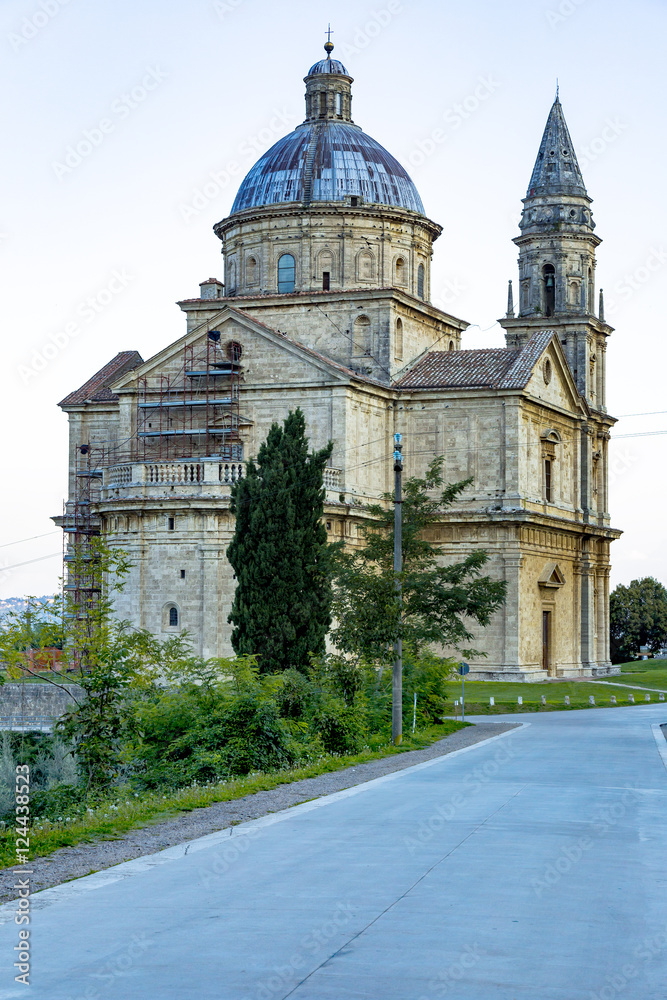 Church of San Biagio of Montepulciano in Tuscany