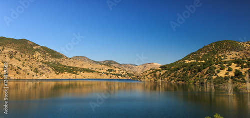 view of the lake and mountains © digiart71