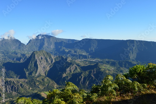 Paysage montagnes Réunion