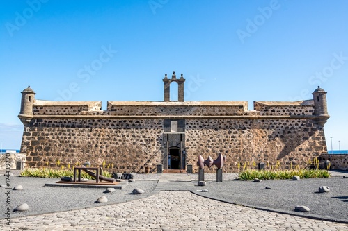 Castillo de San Jose, Castle of San Jose, housing the museum of contemporary arts, Arrecife, Lanzarote, Spain  photo