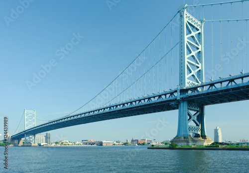 Fototapeta Naklejka Na Ścianę i Meble -  Benjamin Franklin Bridge. Philadelphia, Pennsylvania.