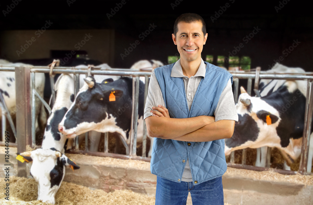 smiling farmer smiling farmer