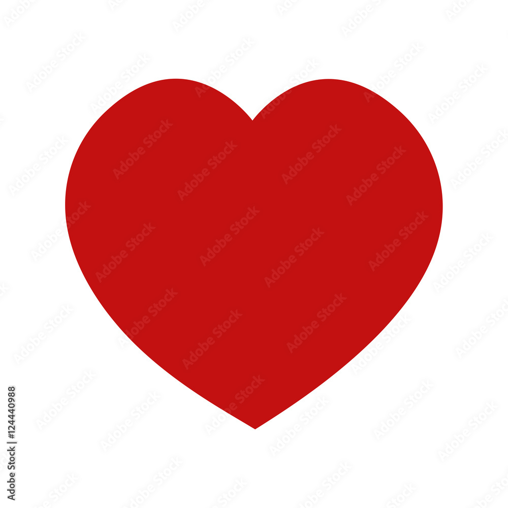 Red heart valentine icon symbol of love health isolated on white. Red heart valentine icon symbol of love health isolated on white.