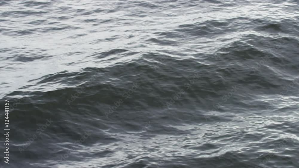 The ocean wave generated from the wake of a ferry in the Pacific ocean. In slow motion. 4k. The ocean wave generated from the wake of a ferry in the Pacific ocean. In slow motion. 4k.