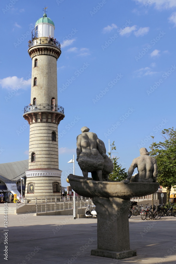 Fototapeta premium Warnemünde, Alter Leuchtturm