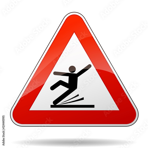 warning sign for wet floor