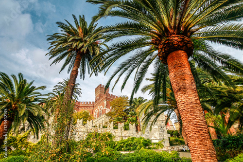 Italy Genoa landmark Castello d'Albertis.