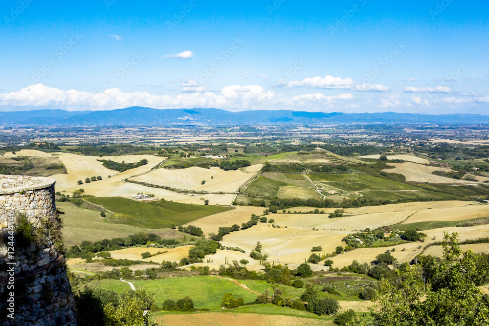 Obraz premium Landscape of Crete Senesi in Tuscany