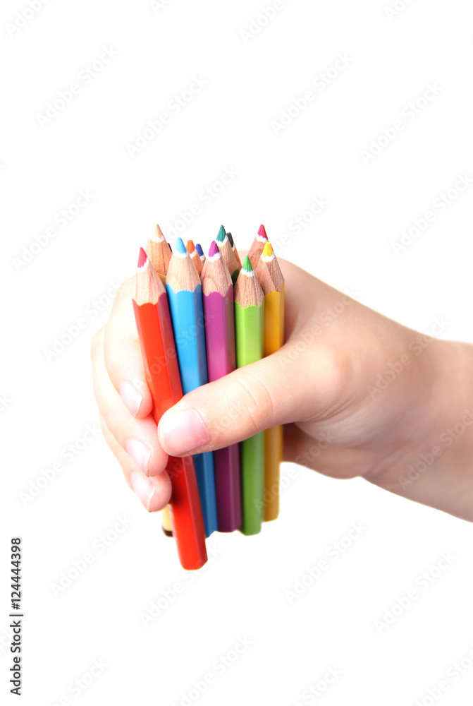 Naklejka premium Colored pencils