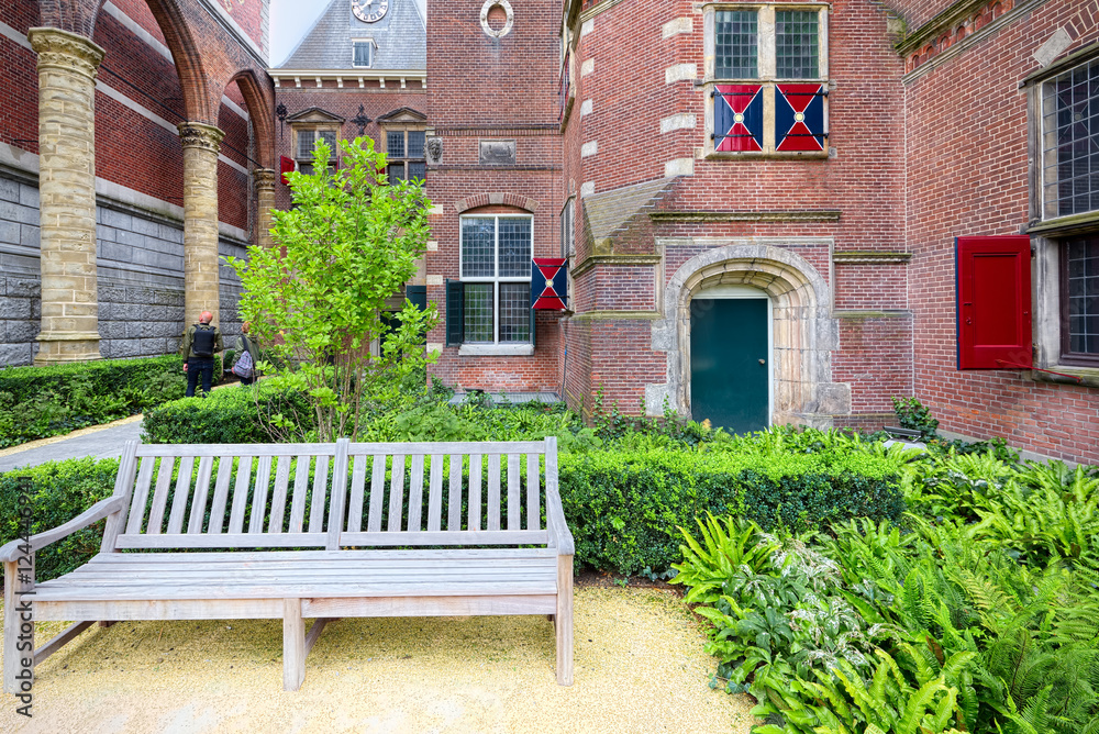 Naklejka premium Exterior of Cuypers Bibliotheek, Amsterdam
