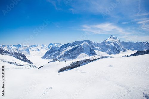 Aerial view of Swiss Alps © famveldman