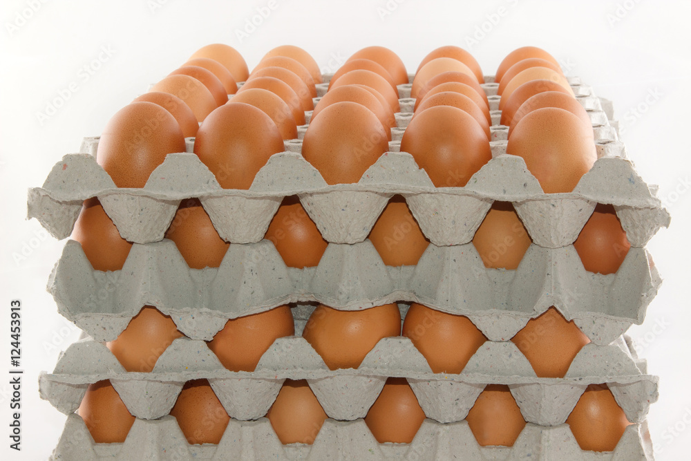 Stacked of eggs Stacked of eggs