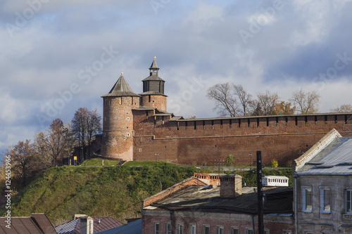 Tower of Nizhny Novgorod kremlin, Russia