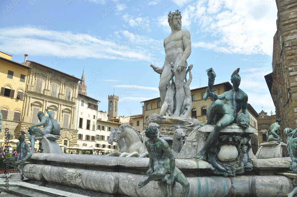 Fuente ornamental en Florencia