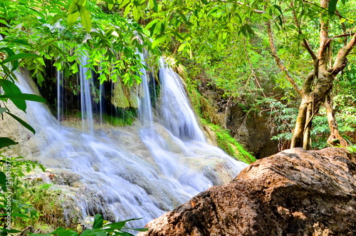 Arawan waterfall in Kanchanaburi Thailand