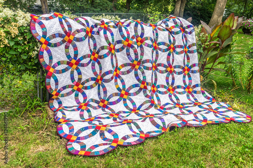 Double Wedding Ring Quilt