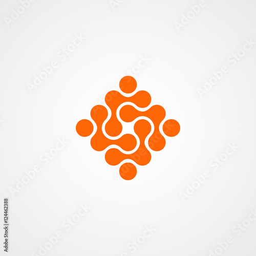 molecular logo icon