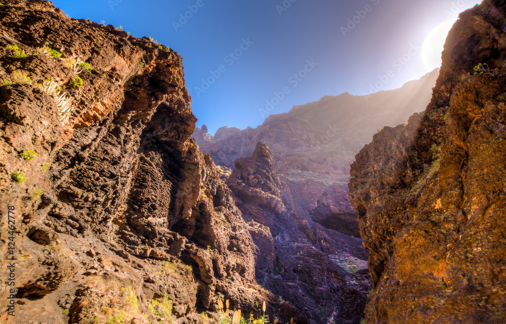 Masca canyon at Tenerife, Spain