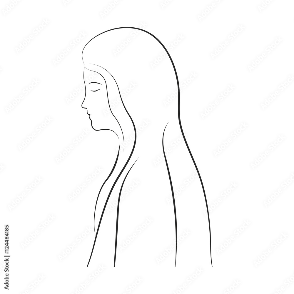 virgin mary. christianity design over white background. vector illustration virgin mary. christianity design over white background. vector illustration