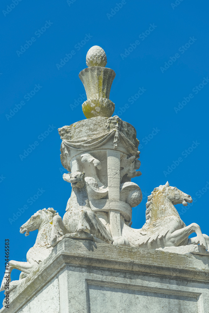 Obraz premium Decoration Elements at roof of Basilica San Marco in Venice, Ita