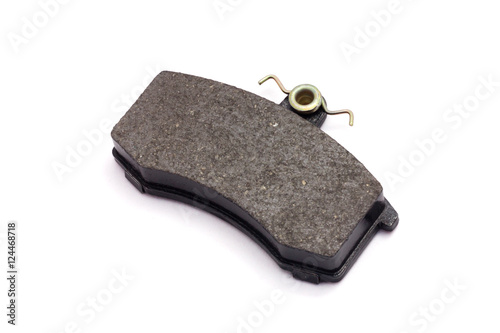 One isolated brake pad