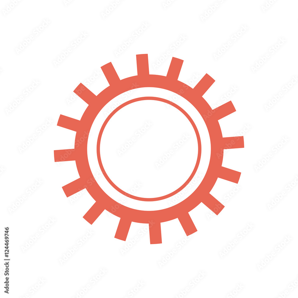 gear or cogwheel mechanic device equipment vector illustration gear or cogwheel mechanic device equipment vector illustration