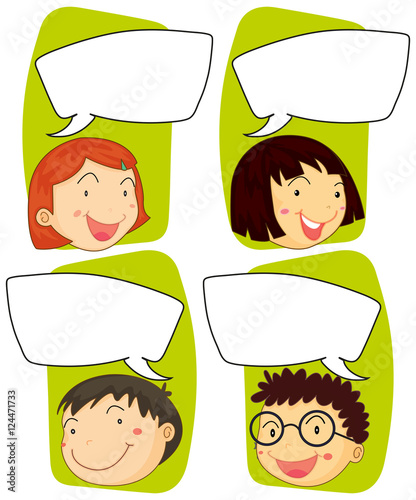 Kids and communication signs