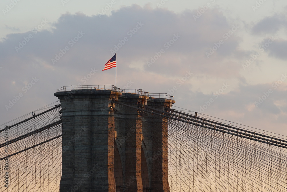 Obraz premium Brooklyn Bridge Pylon