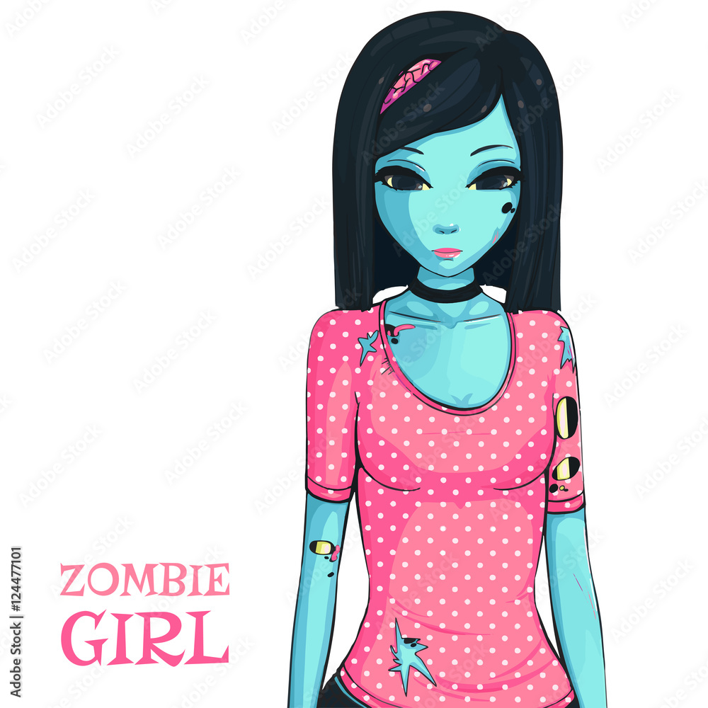 Zombie girl. Zombie girl.