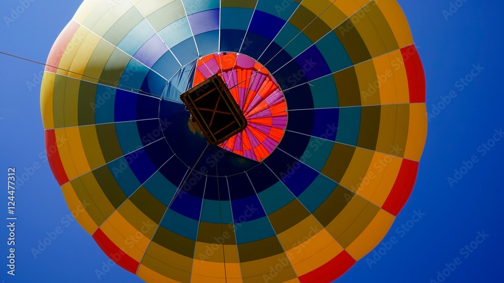 Obraz premium 真下から見た気球