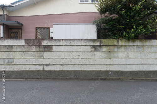 Large blank billboard on a street wall, banners with room to add your own text © RobbinLee