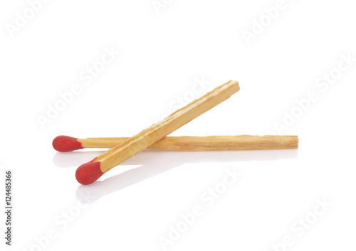 matches isolated on white background