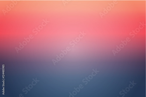 Simple sunset gradients abstract vector for background