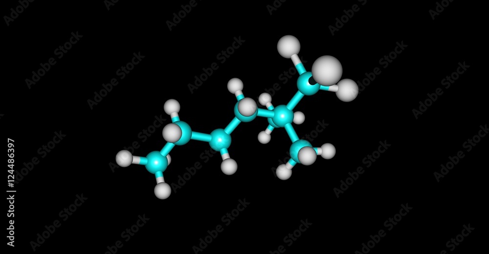 1,1,1-Trichloro-2,2-dimethylhexane molecular structure isolated on black 1,1,1-Trichloro-2,2-dimethylhexane molecular structure isolated on black