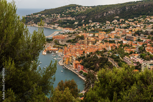 Nice, France: panoramic top view of Port