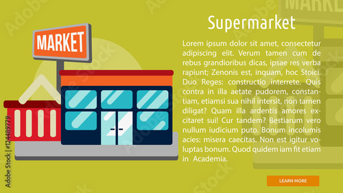 Supermarket Conceptual Banner