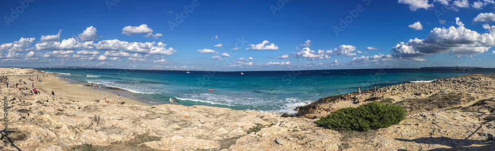 Blick von Formentera auf das Meer