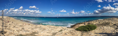 Blick von Formentera auf das Meer