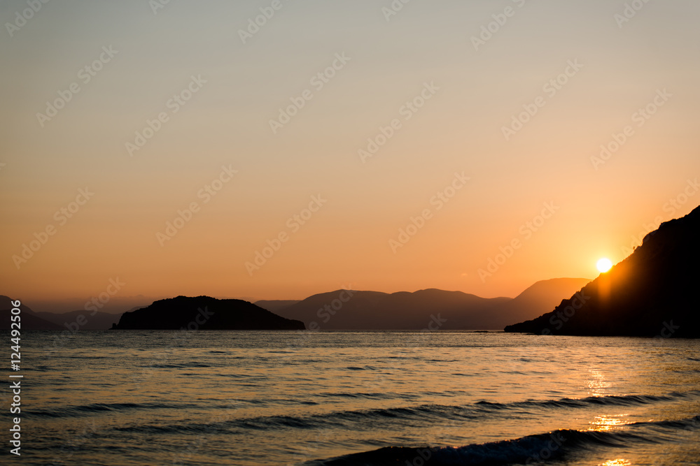 Sunset at Ionian Sea