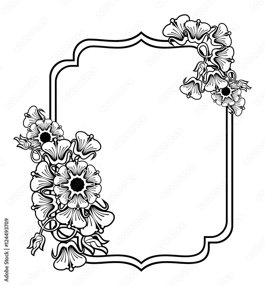 Flower Line Art Design Vector | Best Flower Site