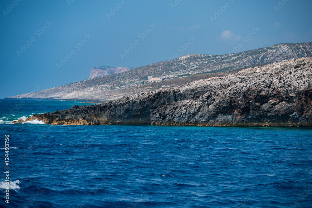 Costline at Ionian sea