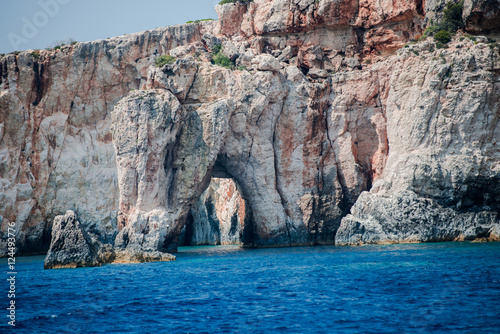 Costline at Ionian sea