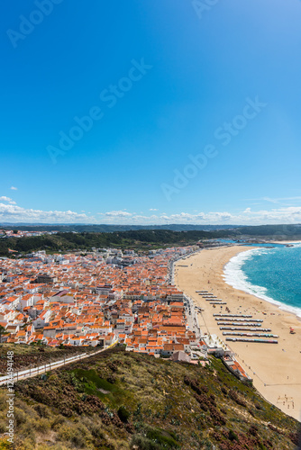 Nazare, a surfing paradise town - Nazare, Portugal