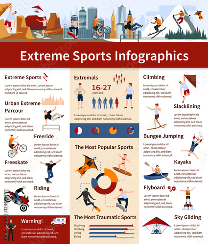Extreme Sports Infographics