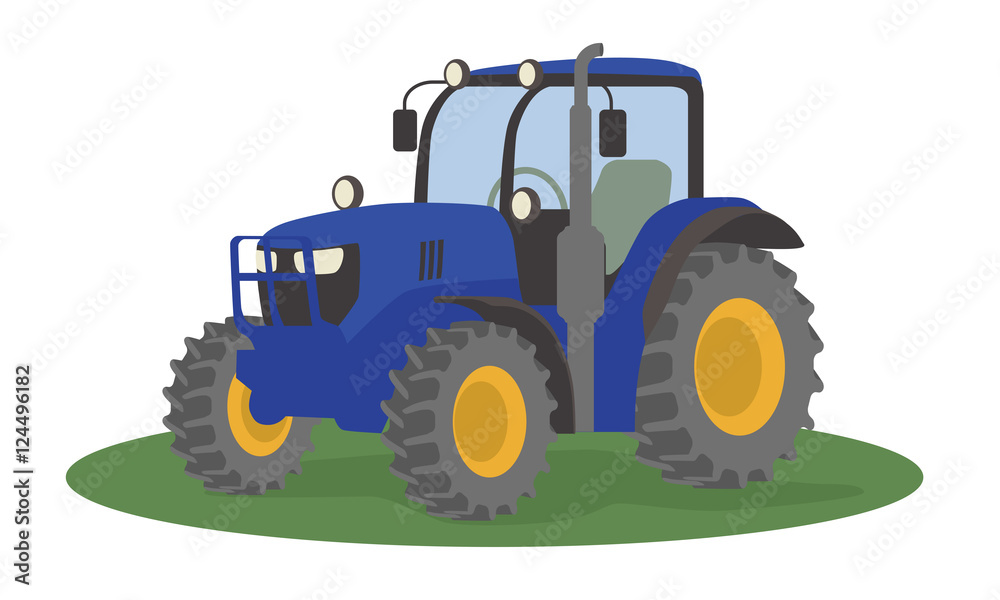 Obraz premium 農業用トラクター
