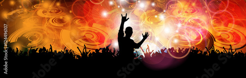 Disco event background