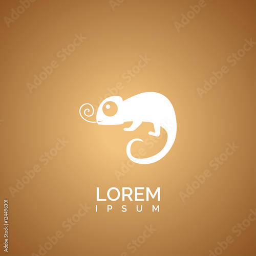 chameleon icon design