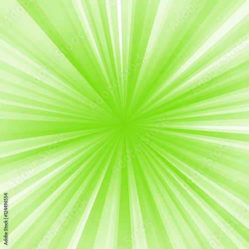 colored stripes on a light background, abstract illustration pattern. Rays laser green, white